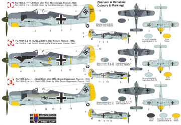 Focke Wulf Fw 190A-2- Kovozavody prostejov KPM0490 skala 1/72