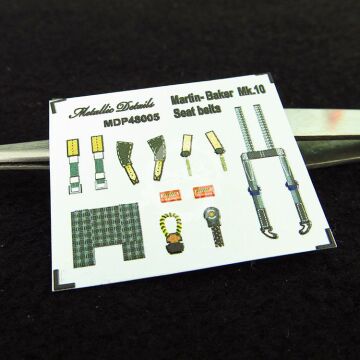 Ejection seat F16F Rafale - Metallic Details MDR48261 skala 1/48