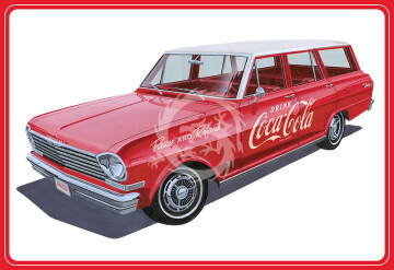 ‘63 Chevy II Nova Wagon With Coke Crates AMT -  AMT1353 skala 1/25