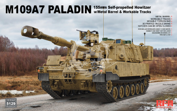 NA ZAMÓWIENIE - M109A7 Paladin Self-Propelled Howitzer -  Rye Field Model RM-5129 skala 1/35