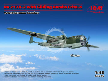 PRZEDSPRZEDAZ - Do 217K-2 with Fritz-X, WWII German bomber - ICM 48275 skala 1/48