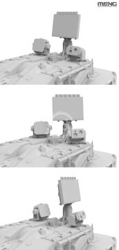 Chinese PLB625 AA Gun & Missile Integrated Weapon System - MENG-Model 72-018 skala 1/72