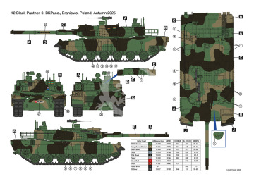 K2 Black Panther - Polish Army 2023-2025 - Hobby 2000 35010 skala 1:35