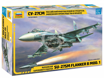 Su-27SM Flanker B Mod.1 Zvezda 7295 skala 1/72