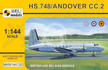 Hawker-Siddeley HS.748/Andover CC.2 British and Belgian Service Mark I MKM144120 skala 1/144