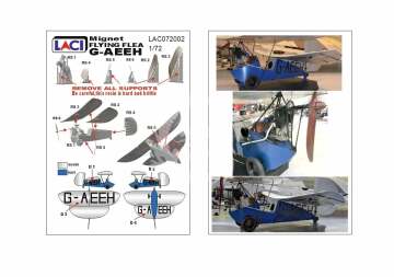Model plastikowy Mignet Flying Flea, LACI, LAC07202, skala 1/72