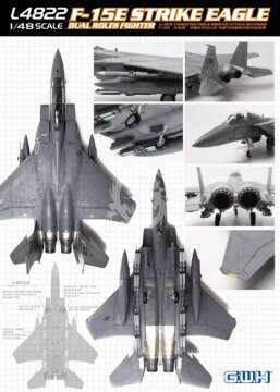 Model plastikowy F-15E Strike Eagle Dual Roles Fighter w/New Targeting Pod & Ground Attack Weapons GWH L4822 skala 1/48