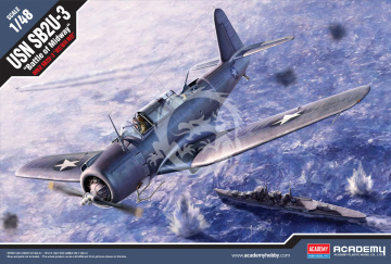 SB2U-3 Vindicator Battle of Midway Academy 12324 skala 1_48
