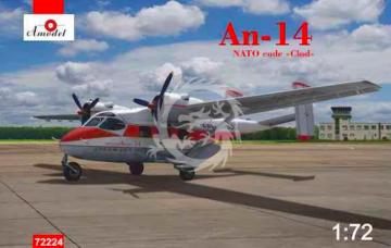 An-14 NATO code CLOD A-Model 72224 skala 1/72