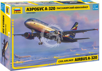 Airbus A-320 Zvezda 7003 skala 1/144