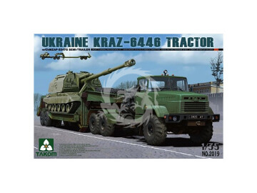 Ukraine KraZ-6446 Tractor w/ ChMZAP-5247G Semi Trailer Takom 2019 skala 1/35