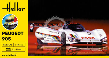 PRZEDSPRZEDAŻ - STARTER KIT Peugeot 905 -  Heller 56110 skala 1/43