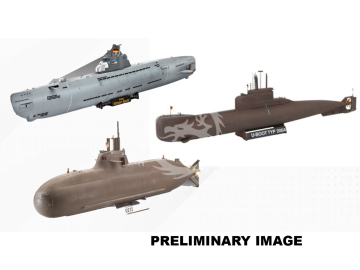 PRZEDSPRZEDAŻ - 70 Jahre Bundeswehr:Wilhelm Bauer,Type 206A,Class2 - Revell 05186 skala 1/144