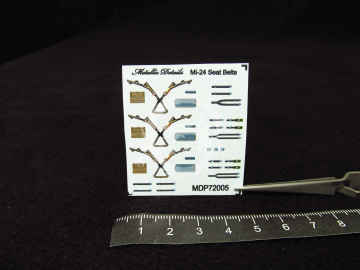 Mi-24. Seat belts - Metallic Details MDP72005 skala 1/72