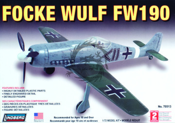 Focke Wulf FW190 - Lindberg 70513 skala 1/72