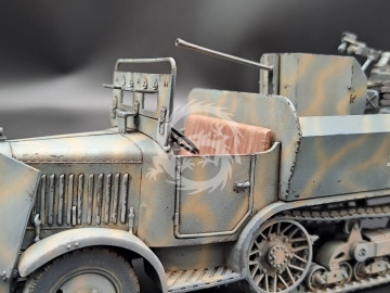 Schutzenpanzerwagen U304(f) mit 2 cm Flak 38-early version -  KM Model KM-72008 Wydruk 3D skala 1/72 