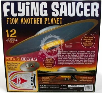 Flying saucer from another planet (ex C-57D Forbidden Planet) Polar Lights 985 skala 1/144