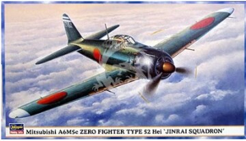 Mitsubishi A6M5c Zero Fighter Type 52 Hei `Jinrai Squadron´ - Hasegawa 09460 skala 1/48