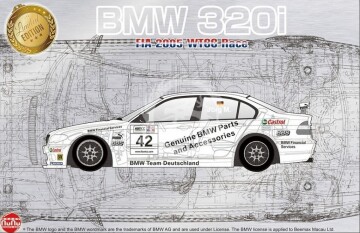 PRZEDSPRZEDAZ - BMW 320i 2005 E46 WTCC Race of France Winner - NuNu Model PN24047 skala 1/24