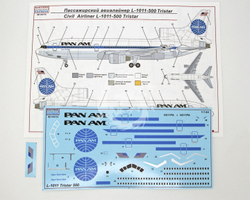 Lockheed TriStar L-1011-500 PANAM Eastern Eastern Express EE144114 w 1/144