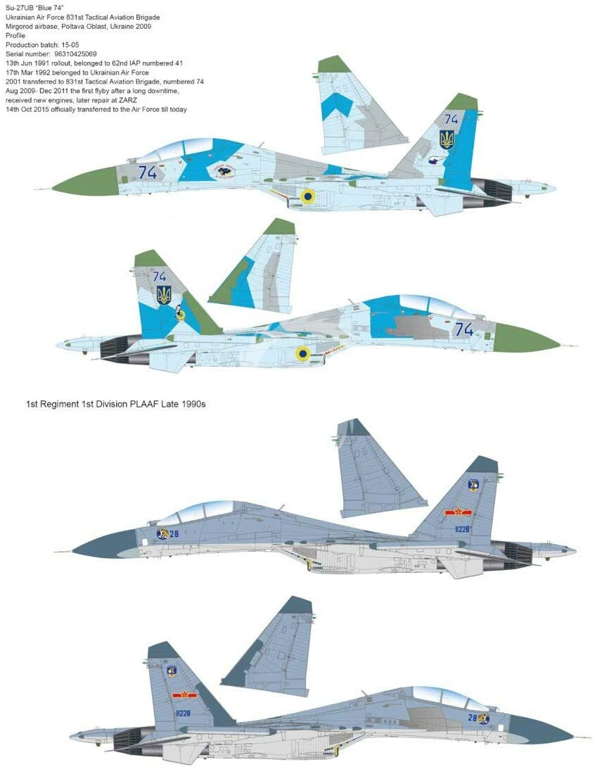  LNRL4827 1:48 Great Wall Hobby Su-27UB Flanker C