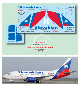 Boeing 737-500 - Slovakian Airlines - decal BOA 14458