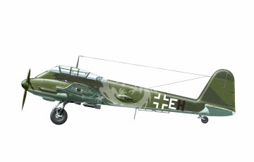 Model plastikowy Messerschmitt Me 410 A-1 Meng Model LS-003 skala 1/48