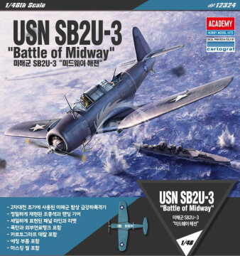 Model plastikowy USN SB2U-3 