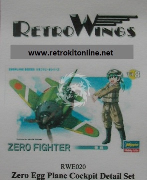 RWE020 Zero Fighter Cockpit Detail Set RetrokiT