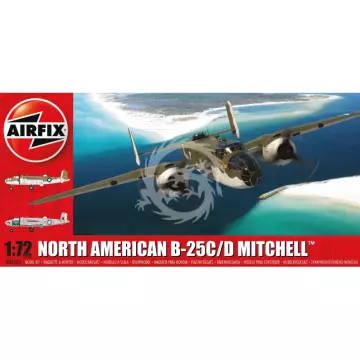 North American B-25C/D Mitchell North American B-25C/D Mitchell Airfix A06015 skala 1/72