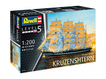 Russian Barque Kruzenshtern Revell 05159 skala 1/200