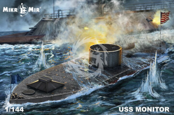 USS Monitor - Mikromir 144-028 skala 1/144