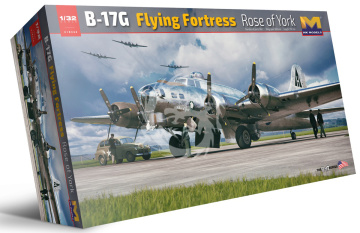 NA ZAMÓWIENIE - B-17G Flying Fortress Rose of York HK Models 01E044 skala 1/32