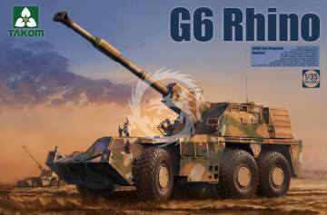 G6 Rhino SANDF Self-Propelled Howitzer Takom 2052 skala 1/35 