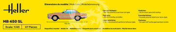  MB 450SL - Heller 80171 skala 1/43