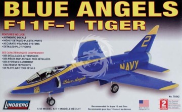 Blue Angels F11F-1 Tiger -  Lindberg 70542 skala 1/48