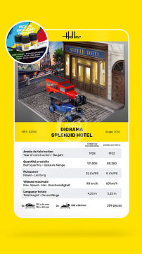 STARTER KIT Diorama Splendid Hotel - Heller 52330 skala 1/24
