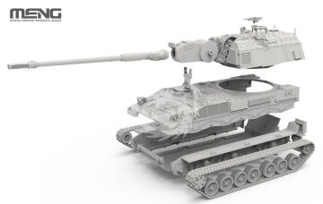 German Panzerhaubitze 2000 Self-Propelled Howitzer - MENG-Model 72-008 skala 1/72 