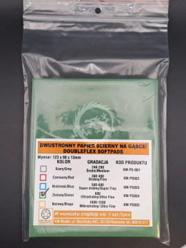 DWUSTRONNY PAPIER ŚCIERNY NA GĄBCE ULTRADROBNY - GRADACJA 800 - KM-PS-004 
