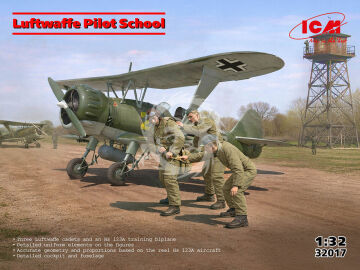 NA ZAMÓWIENIE - Luftwaffe Pilot School (Hs 123A (late) with crew) - ICM 32017 skala 1/32