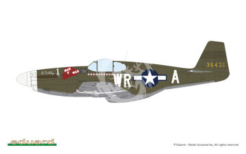  P-51B MALCOLM HOOD - Eduard Plastic Kits 84214 skala 1/48