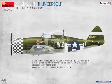 P-47D-22RE Thunderbolt. Orły z Duxford. – Miniart 48049 skala 1:48