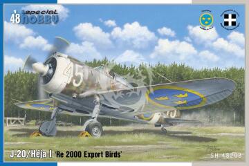 Reggiane RE 2000 Export Birds Heja I Special Hobby 48208 1/48