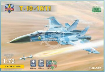 Su-27 flanker T-10-10/11 prototype Modelsvit 72049 skala 1/72
