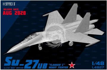 Su-27UB Flanker-C Heavy Fighter Great Wall Hobby L4827 skala 1/48  Nowy model do samodzielnego posklejania i pomalowania, nie zawiera kleju ani farb.