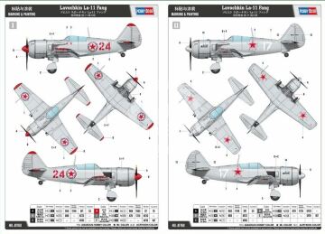 Soviet La-11 Fang HobbyBoss 81760 skala 1/48