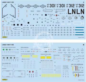 Model plastikowy F-15E Strike Eagle Dual Roles Fighter w/New Targeting Pod & Ground Attack Weapons GWH L4822 skala 1/48