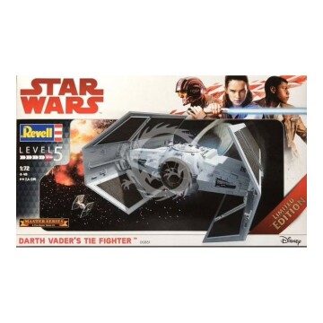 Model plastikowy Star Wars Darth Vader's TIE Fighter Master Series Revell 06881 1/72
