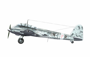 Model plastikowy Messerschmitt Me 410 A-1 Meng Model LS-003 skala 1/48