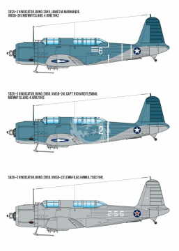 Model plastikowy USN SB2U-3 